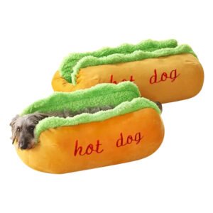 מיטה נקנקיה לכלב או לחתול  Hot Dog Bed for Dog or Cat